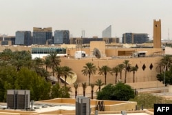 Complexul Ambasadei SUA din Riad după ce a fost lovit de atacuri cu drone pe 3 martie.