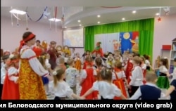 Святкування Масляної у Біловодському дитячому садочку №3 на окупованій Луганщині