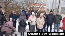 Жителі садових товариств на Фіоленті просять президента РФ Володимира Путіна забезпечити їх електрикою, січень 2026 року