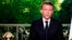 Emmanuel Macron, într-o captură video, în seara zilei de 9 iunie. 