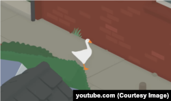 Скрыншот з гульні Untitled Goose Game