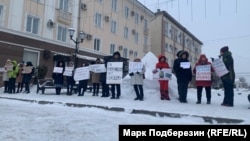 Пикет в Томске 24 ноября