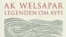 Türkmen-şwed ýazyjysy Ak Welsaparyň hazarýaka türkmenleriniň durmuşyndan ýazylan “Aýpi hakyndaky rowaýat” atly romany.