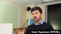 Предприниматель Маргулан Сейсембаев, автор бизнес-инициативы «Я отвечаю». Алматы, 21 сентября 2015 года.