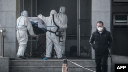 China: spitalul din Wuhan unde sunt tratați pacienții infectați cu noul virus respirator neidentificat, 18 ianuarie 2020.