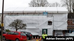 The former home of Russian double agent Sergei Skripal in Salisbury in March 2019