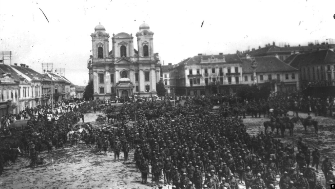 Timișoara, Piața Unirii, 3 august 1919