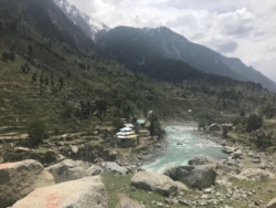 The river Swat in Kalam.