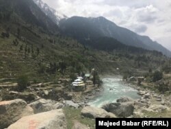 The river Swat in Kalam.
