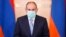 Armenia -- Prime Minister Nikol Pashinian speaks at a news briefing, June 9, 2020.