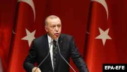 Турският президент Реджеп Тайип Ердоган. Снимката е архивна.