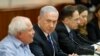 IsraelIsraeli Prime Minister Benjamin Netanyahu chairs the weekly cabinet meeting at his office in Jerusalem, Sunday, Nov. 12, 2017.