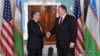Uzbek President Shavkat Mirziyoev (left), who took over the region’s largest nation by population in 2016, has used his "visionary leadership" to drive internal reforms and interstate cooperation, a senior US official said.