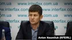 Ібрахимджон Мирпоччаєв на прес-конференції в Києві