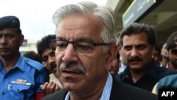 Pakistani Defense Minister Khawaja Asif (file photo)