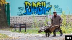 În parcul central din Chișinău