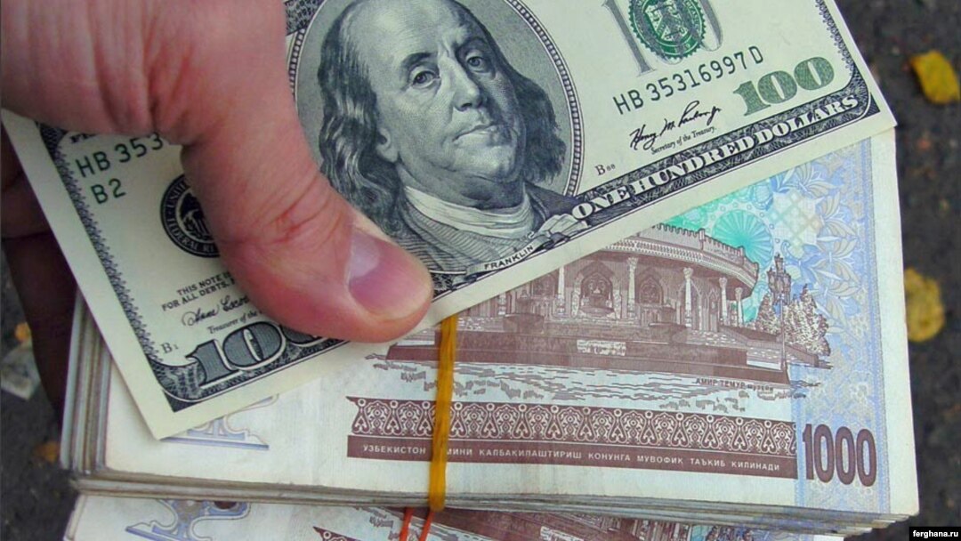 The Uzbek black-market rate for U.S. dollars has risen by 50 percent.
