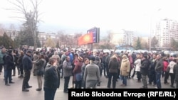 Sa jednogn od protesta VMRO-DPMNE