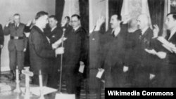 Inauguracija vlade Nezavisne države Hrvatske (NDH), april 1941.