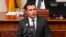 Macedonian Prime Minister Zoran Zaev addressing parliament.