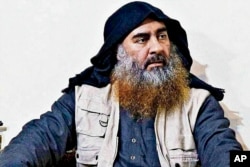 Al-Baghdadi într-o imagine publicată în 2019.