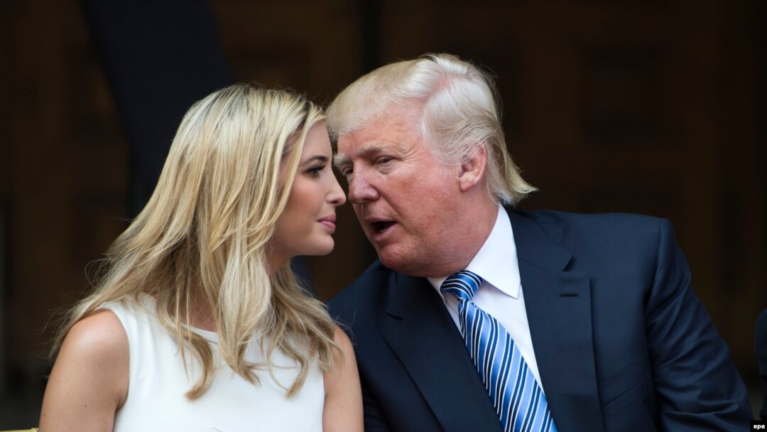 Ćerka i otac, Ivanka i Donald Tramp