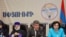 Участники всеармянского форума на пресс-конференции в Ереване, 20 сентября 2011 г.