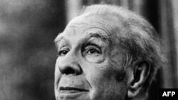 Russia -- Jorge Luis Borges portrait, 29oct1982, cropped