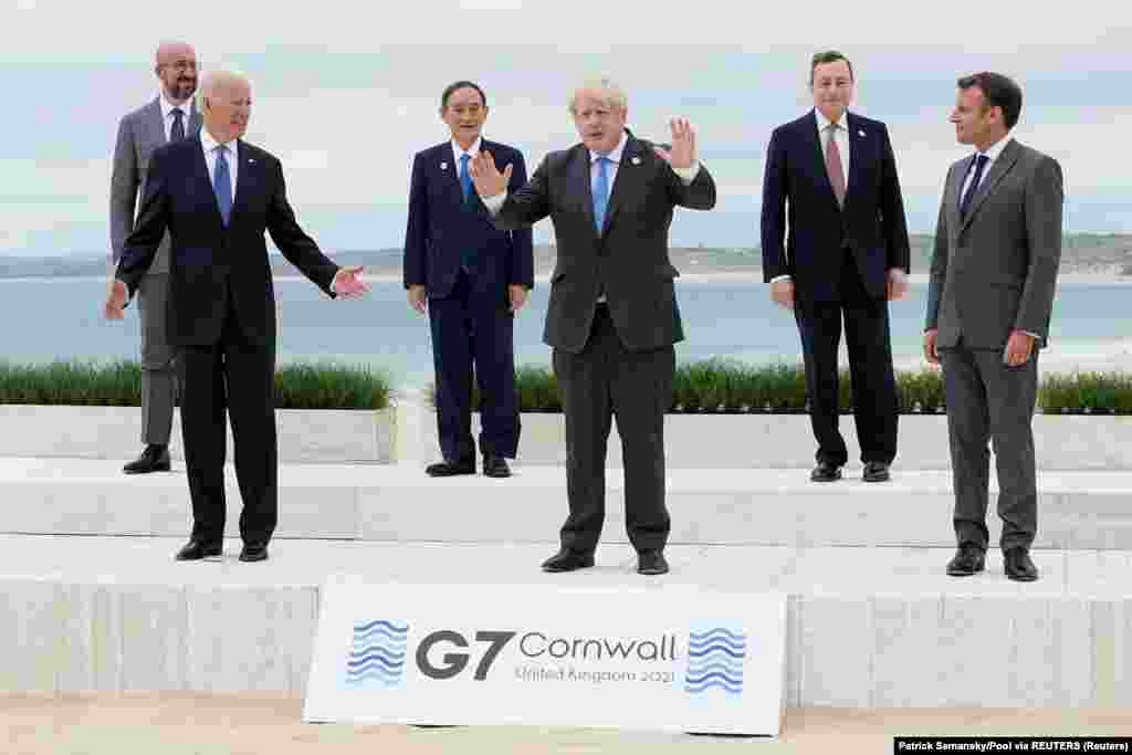 &quot;Porodična fotografija&quot; G7 lidera.&nbsp; Ovo je prvi G7 sastanak od kada je Velika Britanija napustila Evropsku uniju.&nbsp;