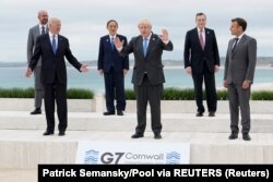 Liderii G7 au făcut fotografii în Golful Carbis