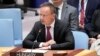 Foreign Minister Peter Szijjarto, pictured addressing the UN in July, says Hungary wants "guarantees" from Kyiv that Hungarian firms won't be blacklisted.