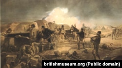Картина Уильяма Симпсона из серии о Крымской войне