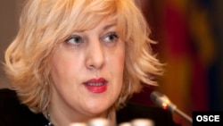 The OSCE's representative on freedom of the media, Dunja Mijatovic