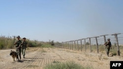 Tajikistan's border with Afghanistan.