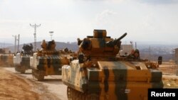 Turkish military convoy in İdlib, October 11, 2017