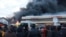 Пожар в торговом центре в Казани