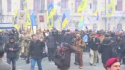В Киеве прошли акции памяти в годовщину расстрелов Майдана