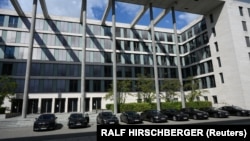 Zgrada nemačkog Ministarstva spoljnih poslova u Berlinu tokom Konferencije ambasadora, u Berlinu, Nemačka, 8. septembra 2025. godine.