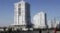 Shiny new residential buildings in Ashgabat