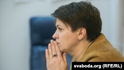 Лідэрка руху "Гавары праўду" Тацяна Караткевіч