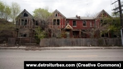 Заброшенные дома в Детройте