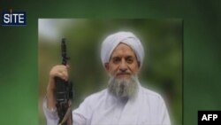 Ayman al-Zawahiri într-un video pe forumurile jihadiste