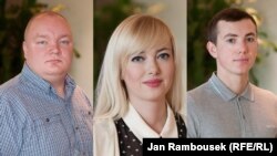 VHJF Class of 2013-2014 (l-r): Ivan Beliaev, Natalya Sedletska, Ilgar Gabidullin