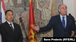 Sastanak ministra spoljnih poslova Milana Roćena i tajlandskog šefa diplomatije Kasita Piromie, 30. avgust 2010.