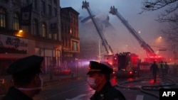 Пожар в Нью-Йорке (иллюстративное фото).