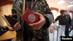 «Референдум» у Криму, Сімферополь, 16 березня 2014 року