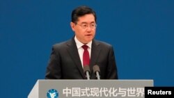 „Cei care se joacă cu focul în Taiwan vor fi în cele din urmă arși”, a spus ministrul chinez de externe, Qin Gang,