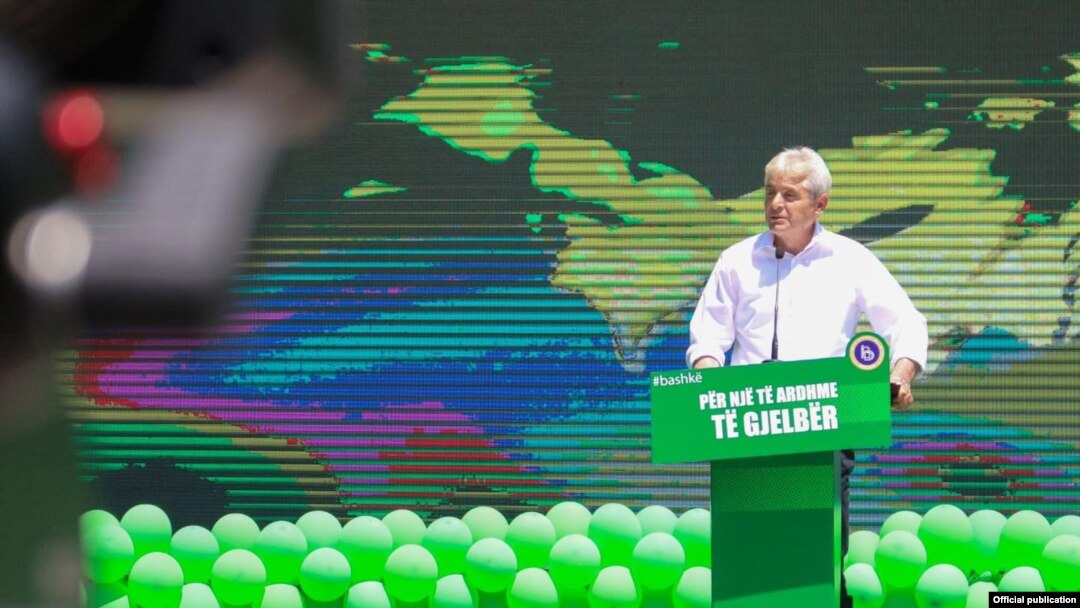Скопје- претседателот на ДУИ Али Ахмети ја презентира зелената агенда на неговата партија, 05.06.2021