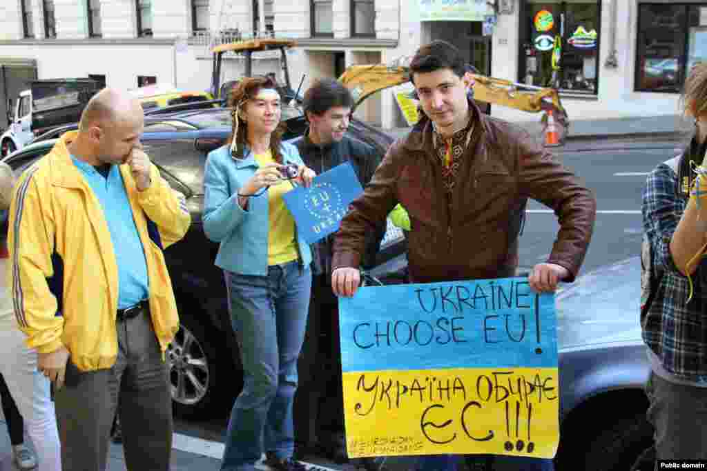 Євромайдан в Сан-Франциско (США), 24 листопада 2013 року (фото з Facebook Kateryna Riepina)