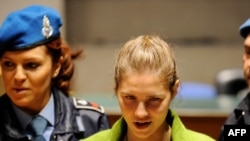 Amanda Knox was accused of taking part in the killing of British student Meredith Kercher in 2007.